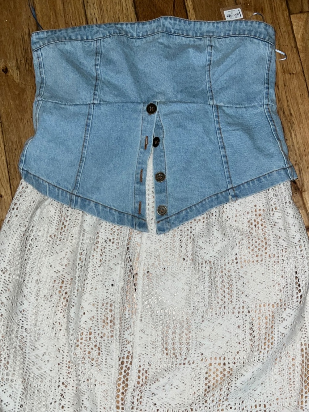 Buckle bustier